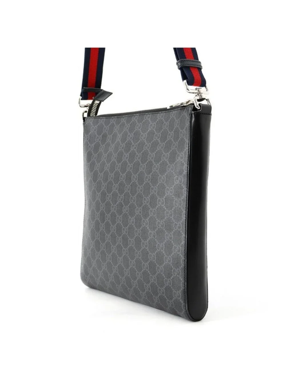 Gucci Shoulder Bag GG Supreme Courier Black